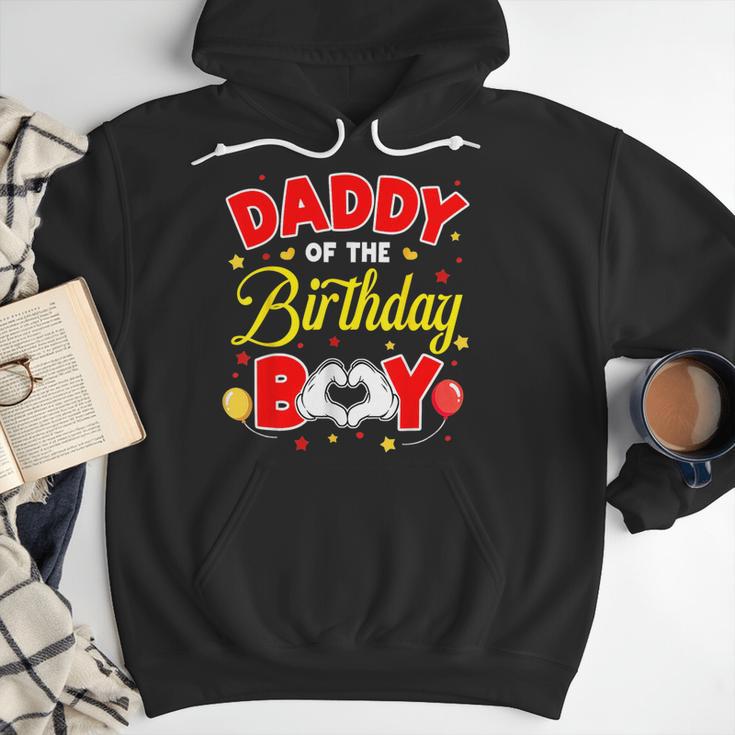 Daddy Of The Birthday Boy Matching Dad Son Family Birthday Men Hoodie