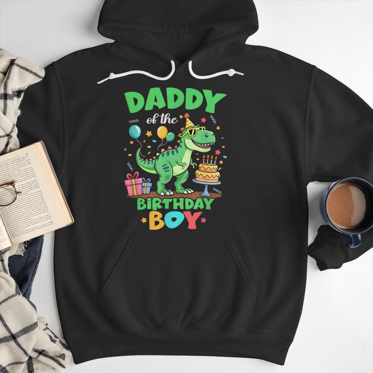Daddy Of The Birthday BoyRex Dinosaur Family Party Men Hoodie