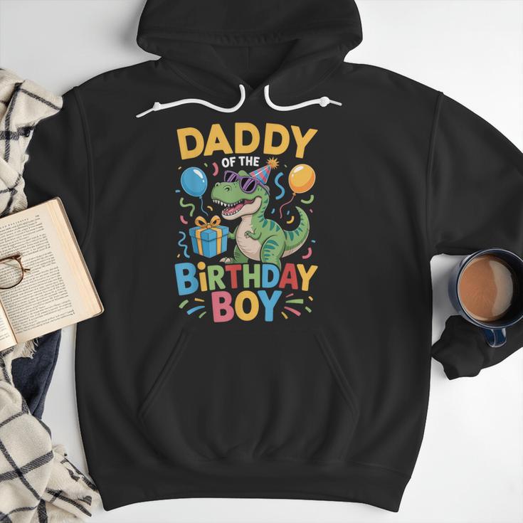 Daddy Of The Birthday Party Outfit Dinosaur Squad Dad Men Hoodie
