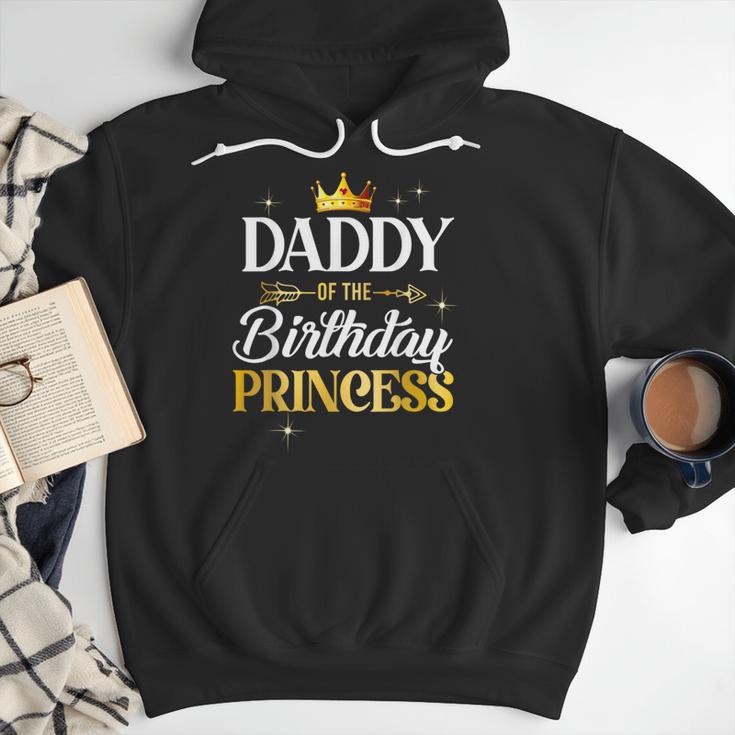 Daddy Of The Birthday Princess Girl Party Matching Family Men Hoodie