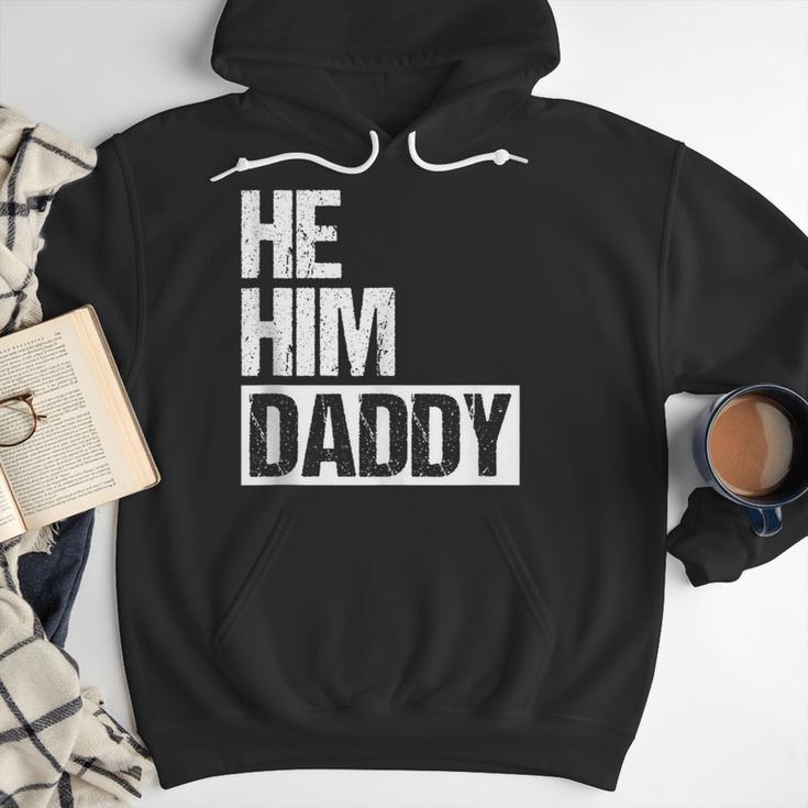 Daddy Lover Valentine Quote He Him Daddy Men Hoodie