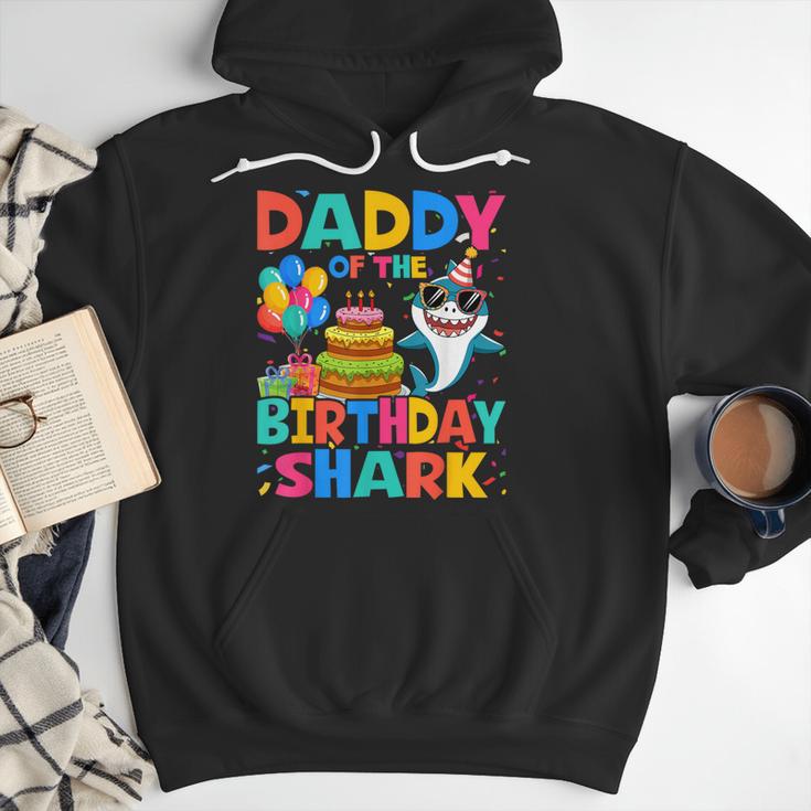 Daddy Of The Shark Birthday Dad Matching Family Men Hoodie