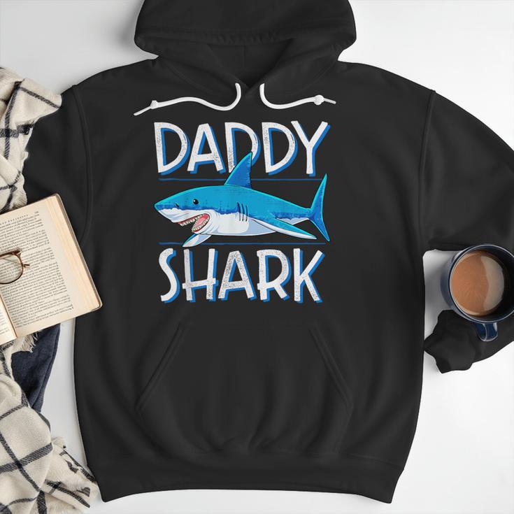 Daddy SharkShirt Fathers Day Family Matching Dad Men Hoodie