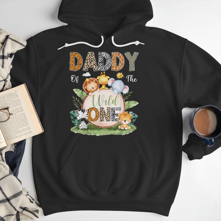 Daddy Of The Wild One 1St Birthday Kids Safari Jungle Men Hoodie
