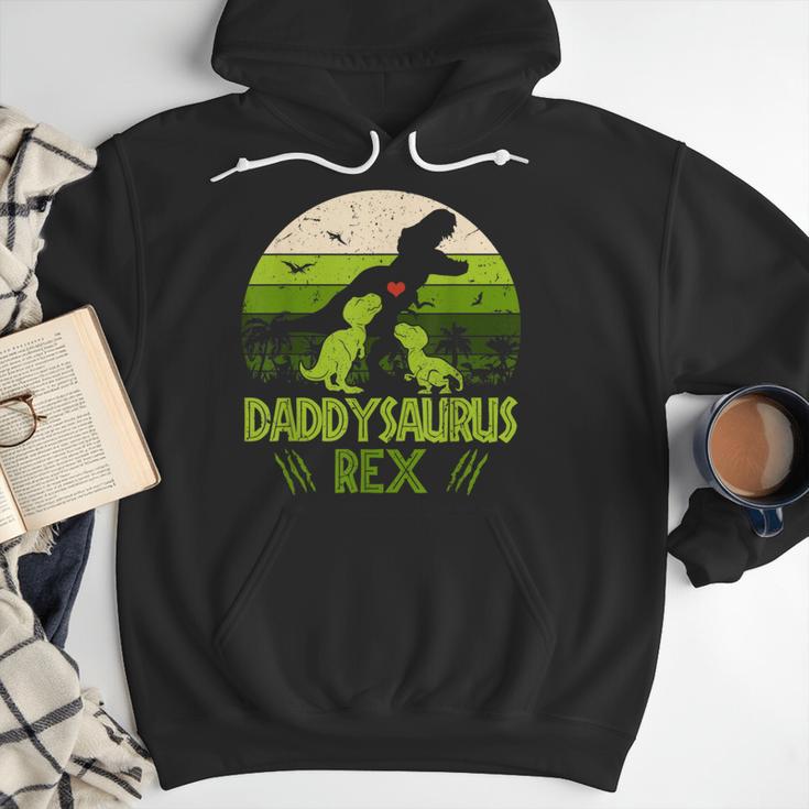 Daddysaurus Rex 2 Kids Sunset Tshirt For Fathers Day Men Hoodie Daddysaurus Rex 2 Kids Sunset Tshirt For Fathers Day Men Hoodie