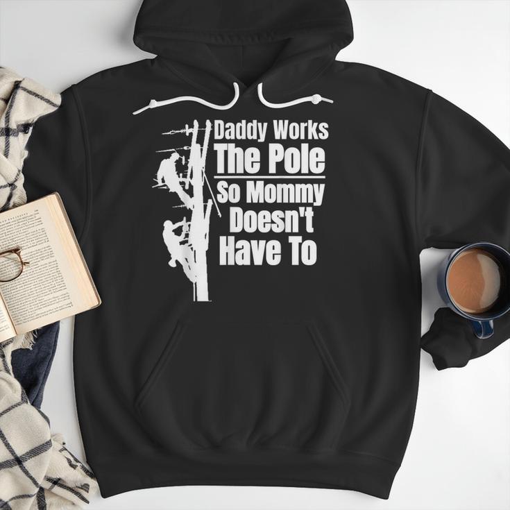 Dads Electrical Lineman Gear Husband & Lineman Wife Men Hoodie Dads Electrical Lineman Gear Husband & Lineman Wife Men Hoodie