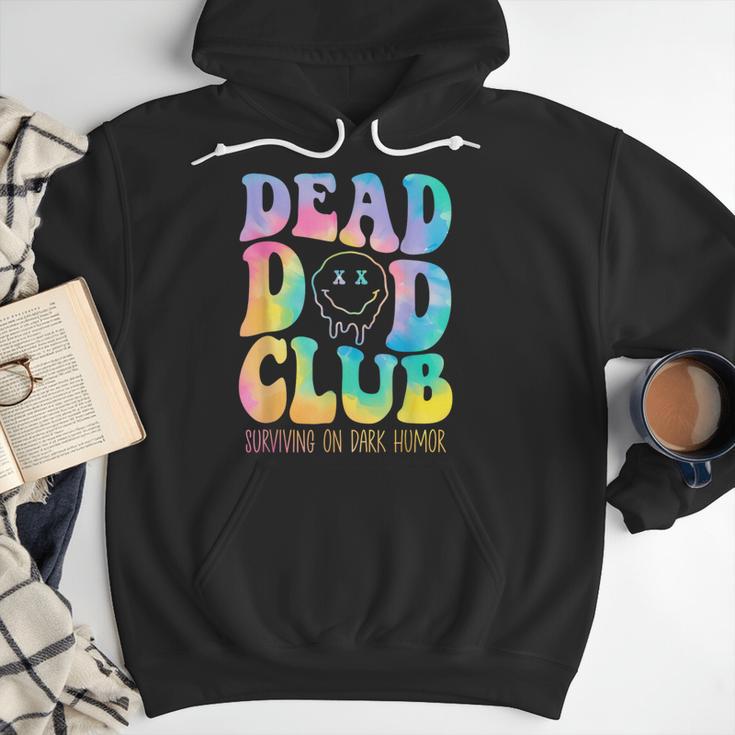 Dead Dad Club Surviving On Dark Humor Hippie Men Hoodie Dead Dad Club Surviving On Dark Humor Hippie Men Hoodie