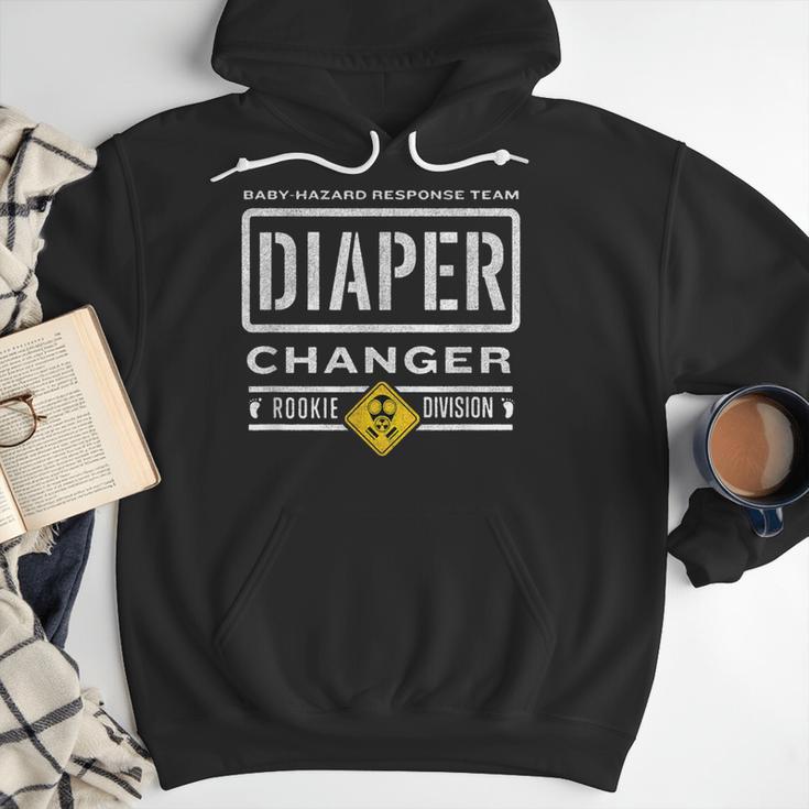 Diaper Changer Duty Expecting Baby New Dad Mom Men Hoodie