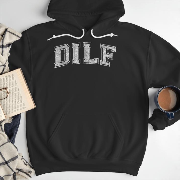 DILF Varsity Style DAD Older More Mature Men Men Hoodie DILF Varsity Style DAD Older More Mature Men Men Hoodie