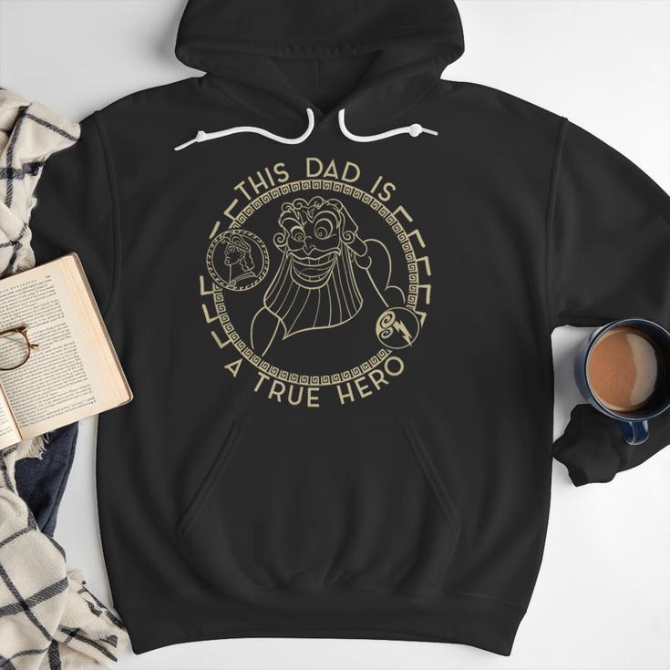 Disney Hercules Father's Day Zeus This Dad Is A True Hero Men Hoodie