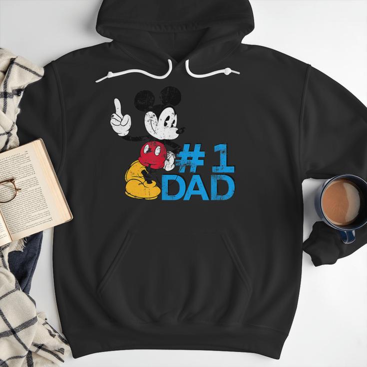 Disney Mickey Mouse Father's Day 1 Dad Men Hoodie Disney Mickey Mouse Father's Day 1 Dad Men Hoodie