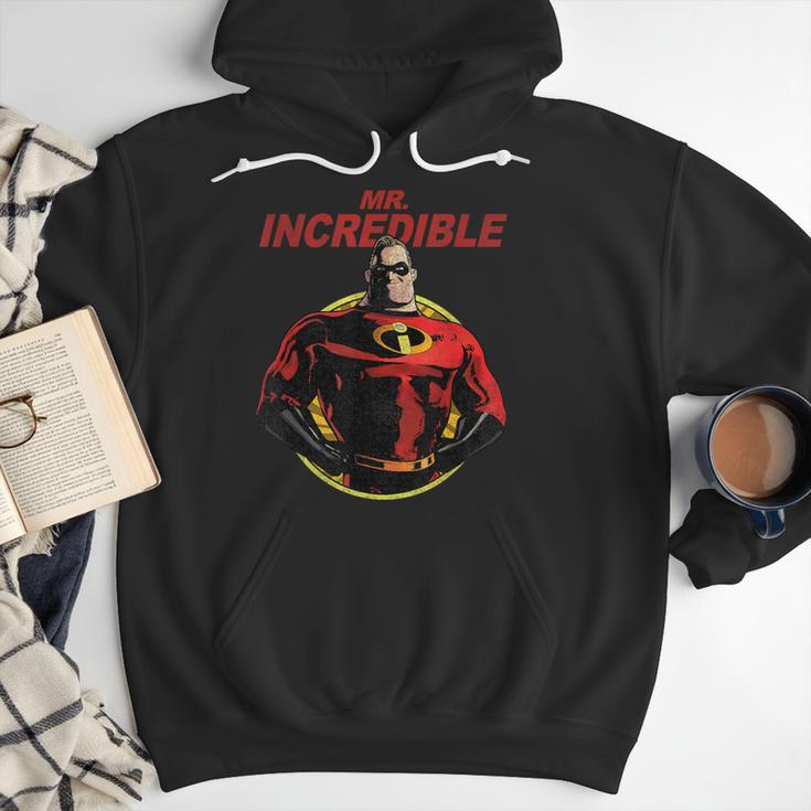 Disney Pixar The Incredibles 2 Mr Incredible Vintage Dad Men Hoodie