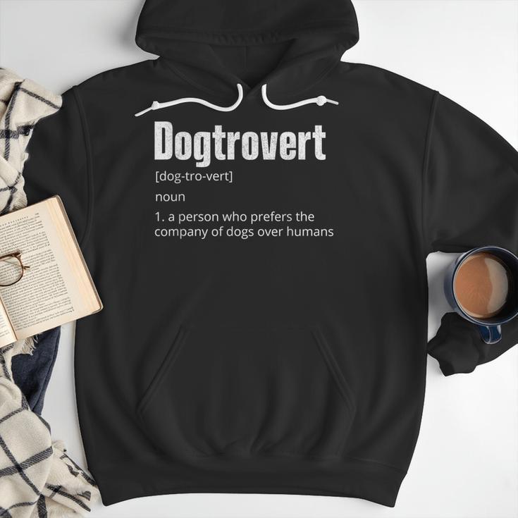 Dogtrovert Dog Lover Dog Owner Dog Dad Men Hoodie