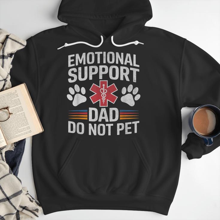 Emotional Support Dad Do Not Pet Caring Father's Day Men Hoodie