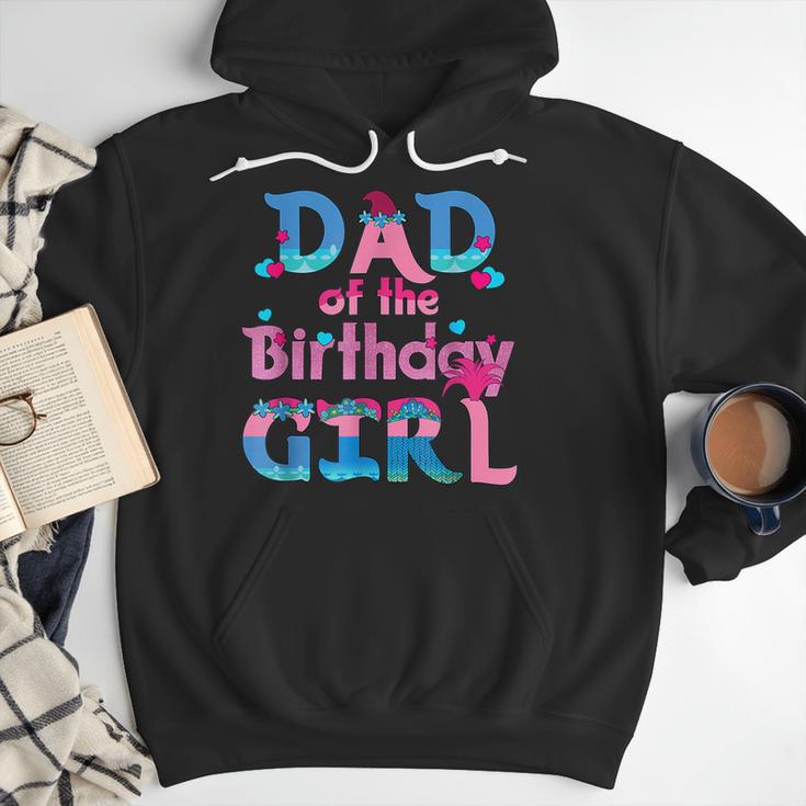 Family Party Decorations Dad Of The Birthday Girl T-Shirt Men Hoodie