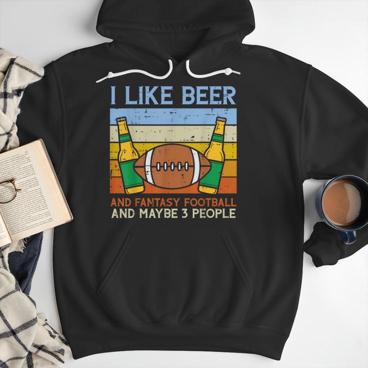 I Like Fantasy Football 3 People Draft Party Dad Men Men Hoodie