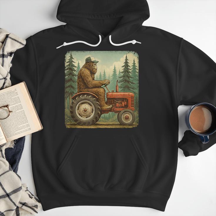 Farmer Men Tractor Rancher Farm Dad Distressed Men Hoodie