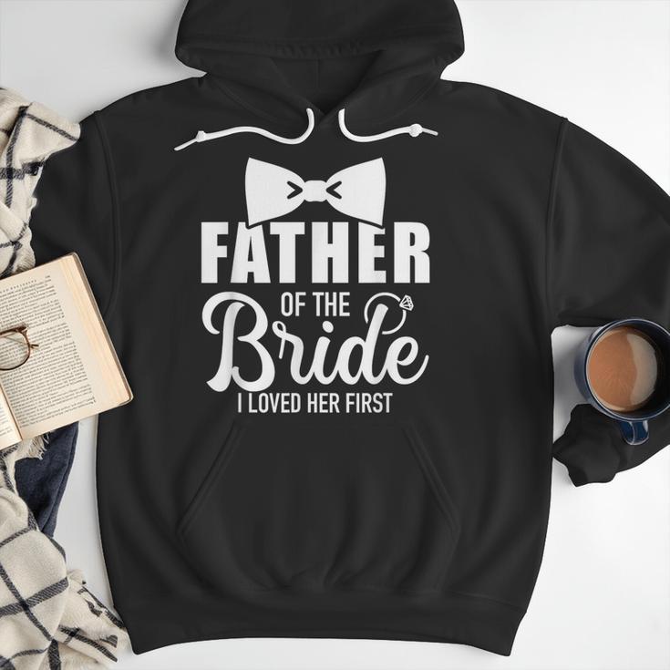 Father Of The Bride Father Dad Bride Wedding Stag Night Men Hoodie