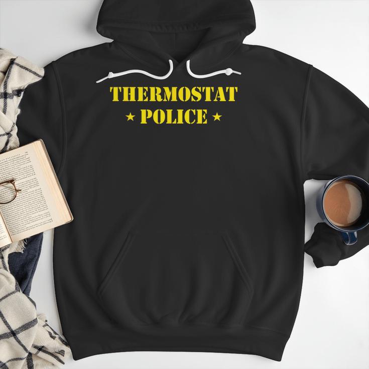 Father For Men Thermostat Police Dad Men Hoodie