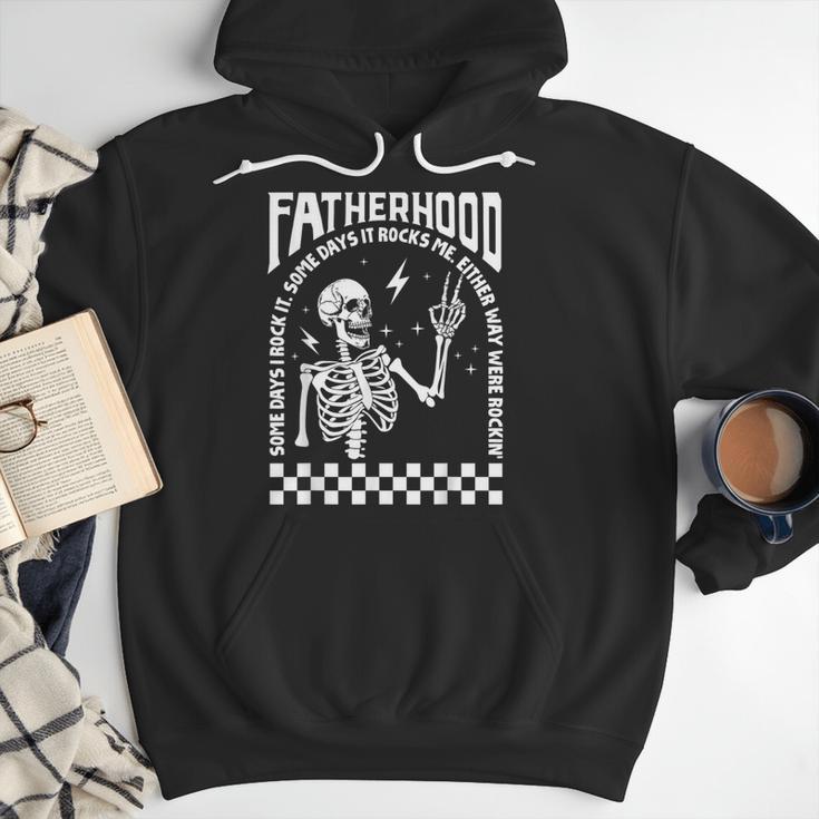 Fatherhood Dad Tour Some Days I Rock It Happy Father's Day Men Hoodie Fatherhood Dad Tour Some Days I Rock It Happy Father's Day Men Hoodie