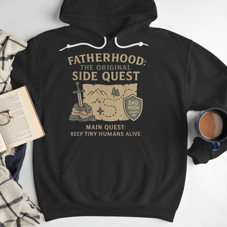 Fatherhood The Original Side Quest Dad Mode Men Hoodie