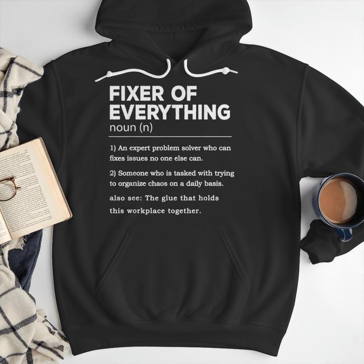 Father's Day For Office Dad Fixer Of Everything Men Hoodie