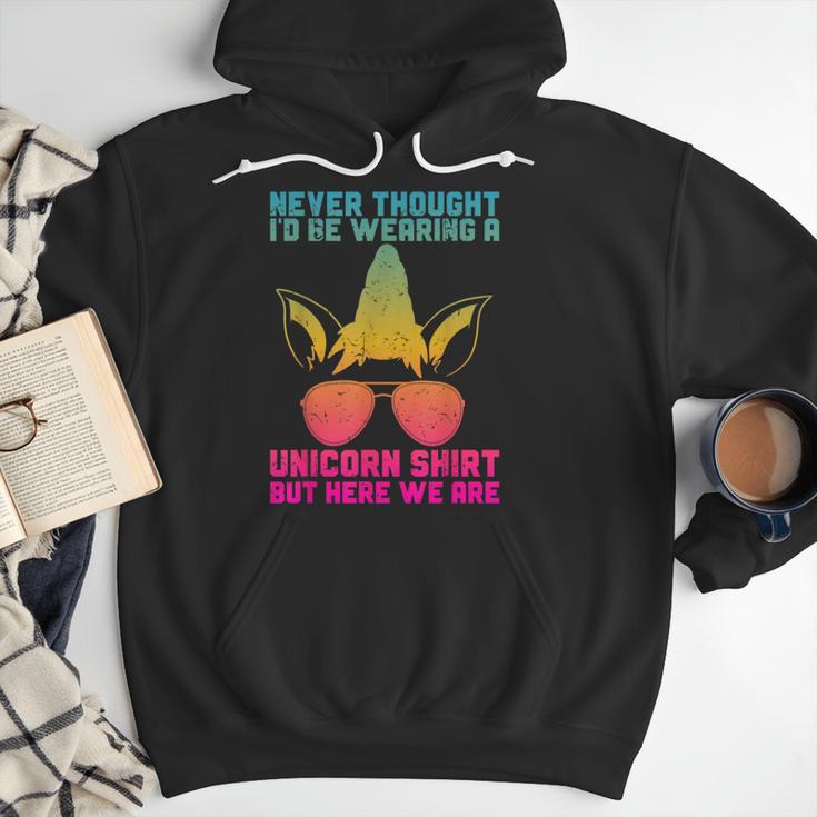 Fathers Day I Wear A Unicorn Shirt Dadacorn Men Hoodie