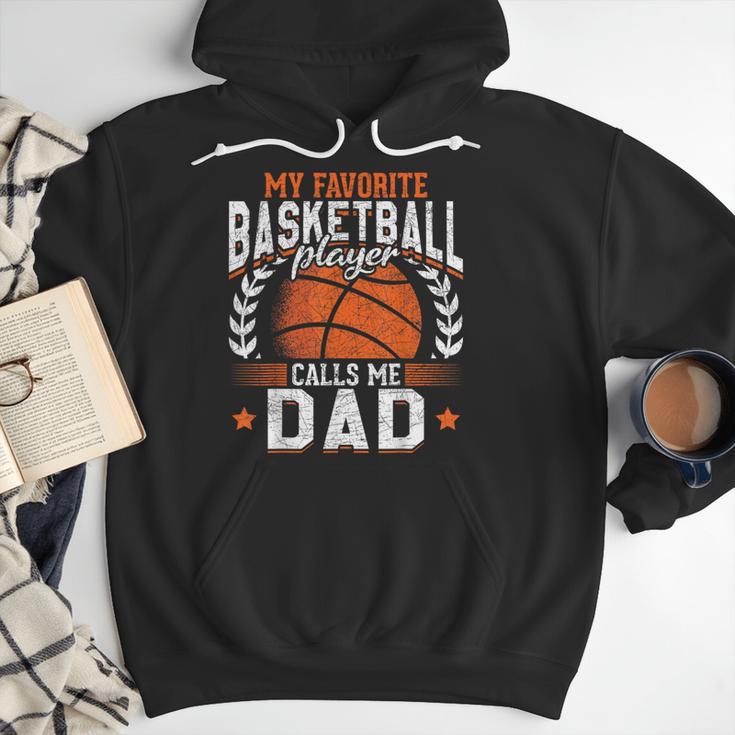 My Favorite Basketball Player Calls Me Dad Basketball Men Hoodie