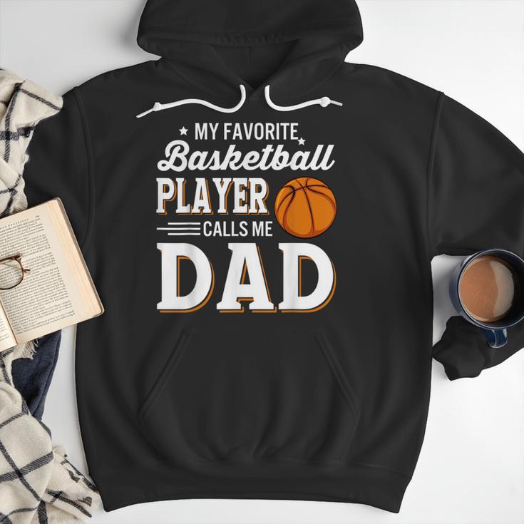 My Favorite Basketball Player Calls Me Dad Men Hoodie