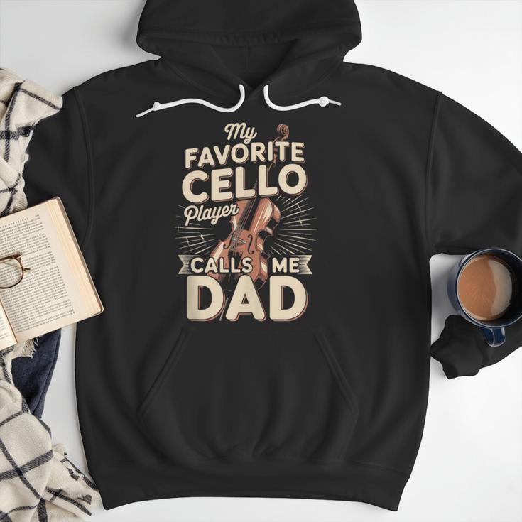 My Favorite Cello Player Calls Me Dad Fathers Day Men Hoodie