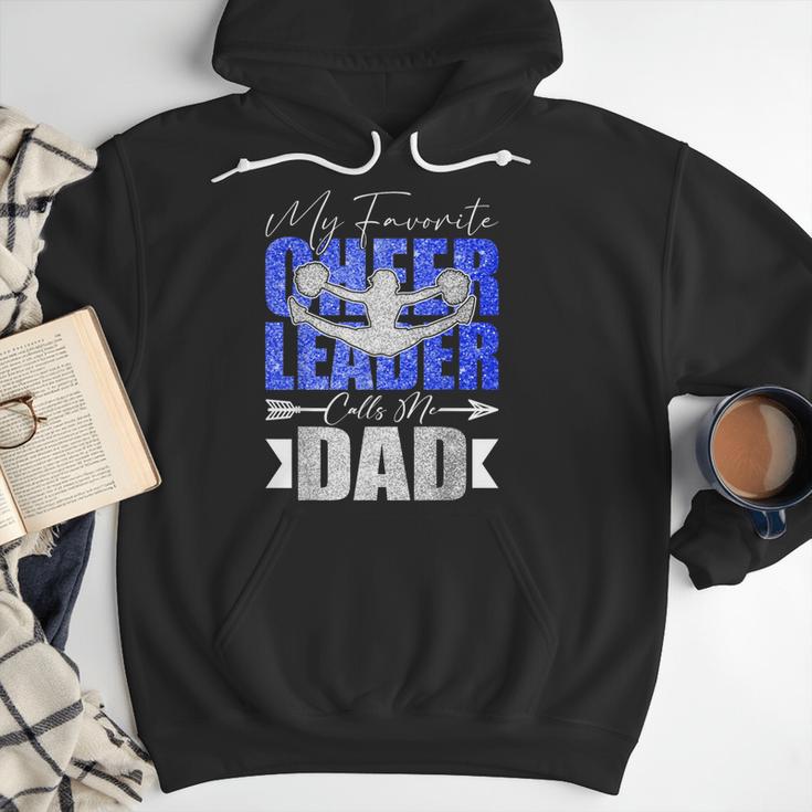 My Favorite Cheerleader Calls Me Dad Cheer Dad Fathers Day Men Hoodie
