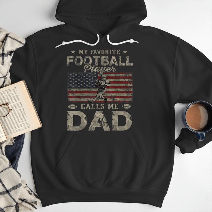 My Favorite Football Player Calls Me Dad Father's Day Men Hoodie