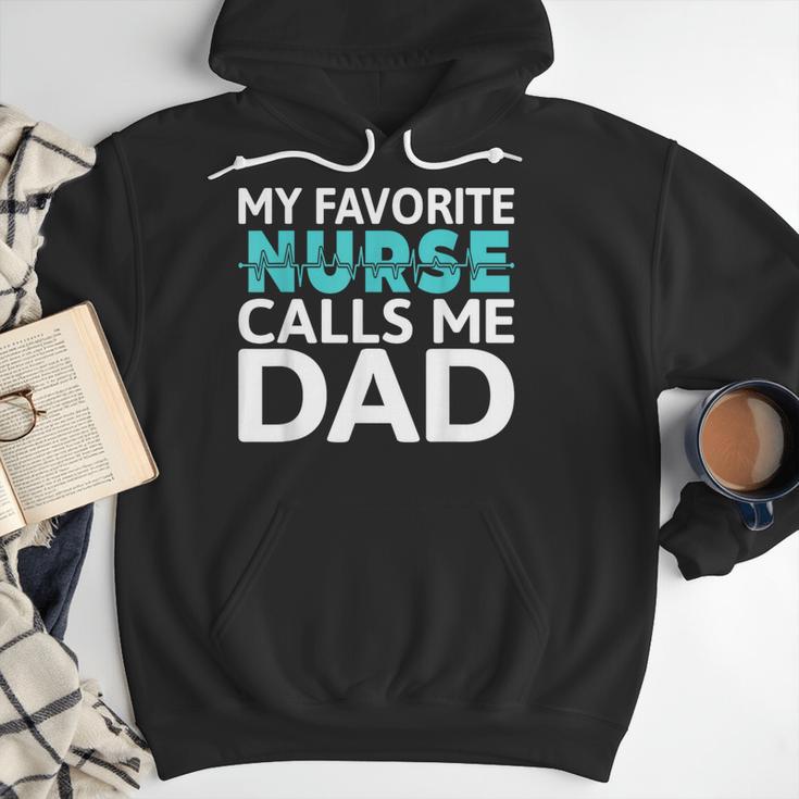 My Favorite Nurse Calls Me Dad Daughter Hospital Nursing Men Hoodie My Favorite Nurse Calls Me Dad Daughter Hospital Nursing Men Hoodie