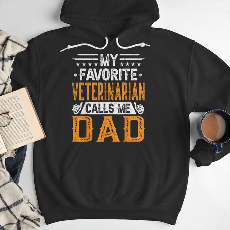 My Favorite Veterinarian Calls Me Dad Fathers Day Men Hoodie