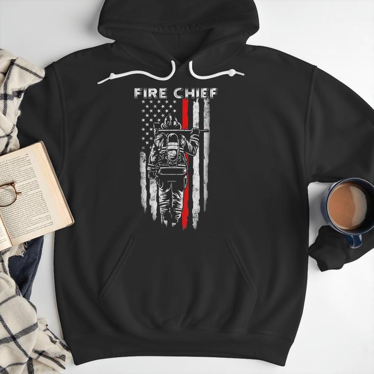 Fire Chief American Flag Gifts For Fire Chief Dad Grandpa Men Hoodie Fire Chief American Flag Gifts For Fire Chief Dad Grandpa Men Hoodie