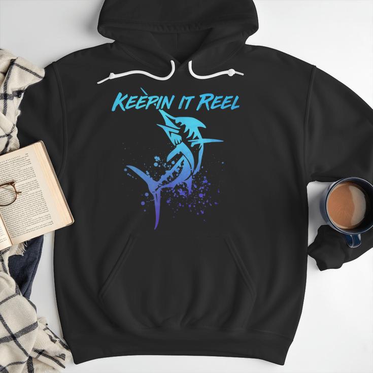 Fishing Keepin IT Reel Marlin Sport Fishermen Men Dad Men Hoodie Fishing Keepin IT Reel Marlin Sport Fishermen Men Dad Men Hoodie