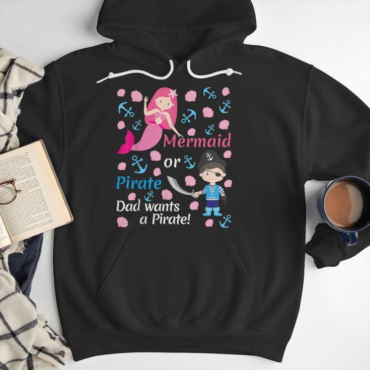 Gender Reveal Party Shirt Mermaid Or Pirate Dad Wants Pirate Men Hoodie Gender Reveal Party Shirt Mermaid Or Pirate Dad Wants Pirate Men Hoodie