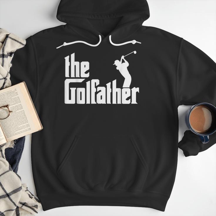 The GolfFather Golf Father God Father Dad Golfer Men Hoodie