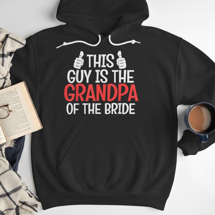 Grandpa Of The Bride Wedding Bride Grandfather Men Dad Men Hoodie