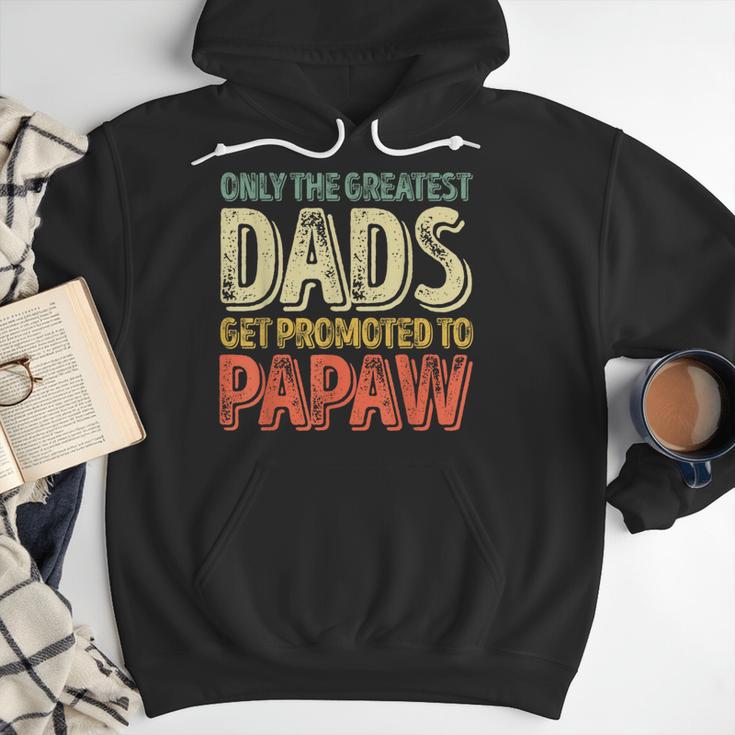 Only The Greatest Dads Get Promoted To Papaw Men Hoodie