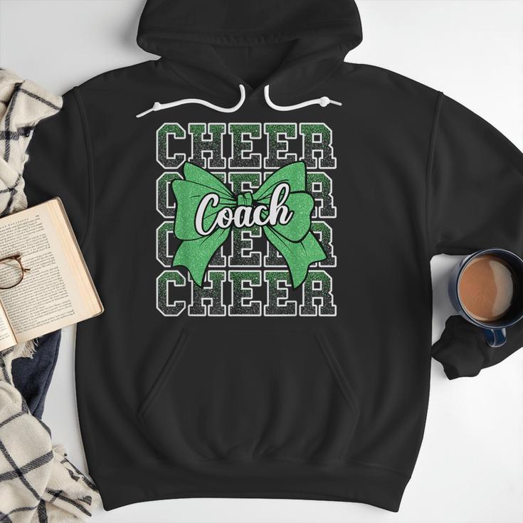 Green Sport Loud Proud Cheer Coach Dad Father's Day Men Hoodie