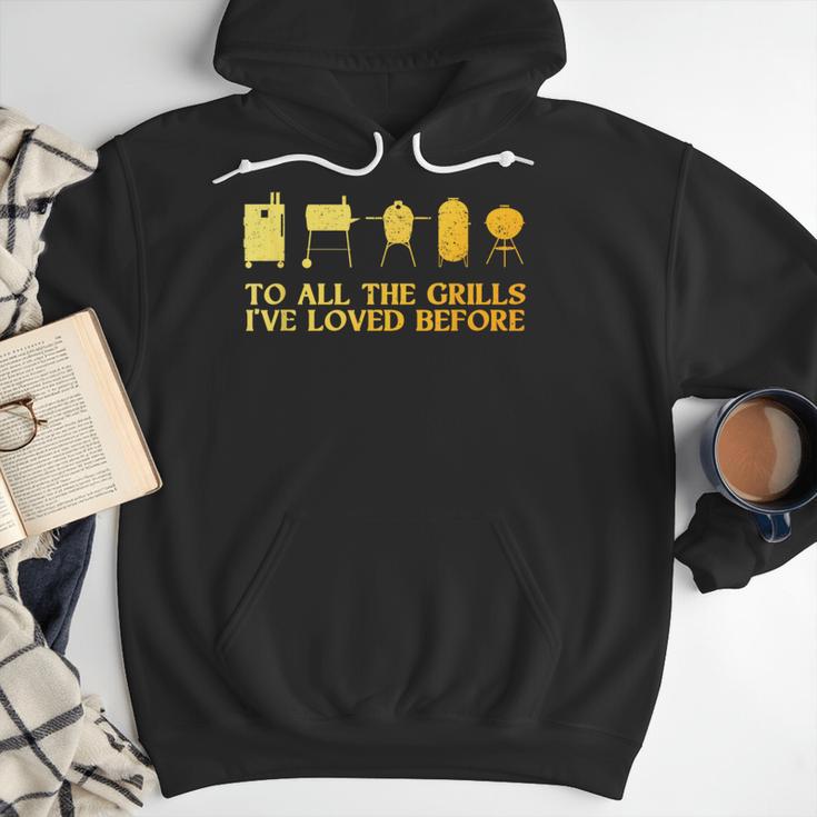 Grilling Art For Men Dad Barbecue Meat Smoking BBQ Men Hoodie Grilling Art For Men Dad Barbecue Meat Smoking BBQ Men Hoodie