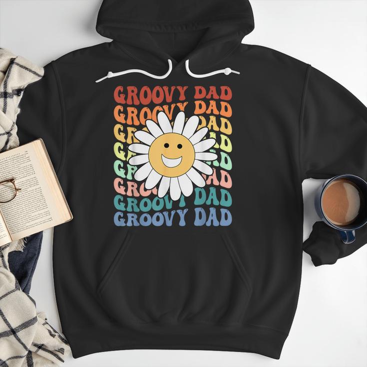 Groovy Dad Matching Outfit Fathers Day Family Retro Vintage Men Hoodie Groovy Dad Matching Outfit Fathers Day Family Retro Vintage Men Hoodie