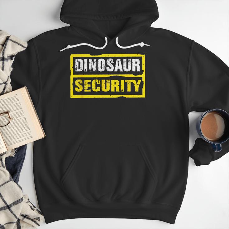 Halloween Adult Costume Dinosaur Security Dad Mom Men Hoodie