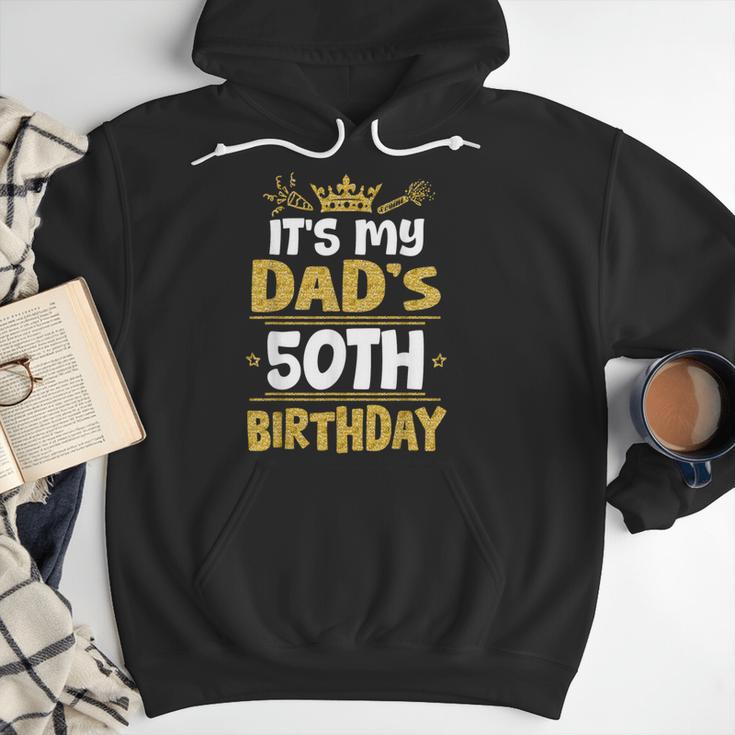 Happy It's My Dad's 50th Birthday 1975 50 Years Old Men Hoodie Happy It's My Dad's 50th Birthday 1975 50 Years Old Men Hoodie