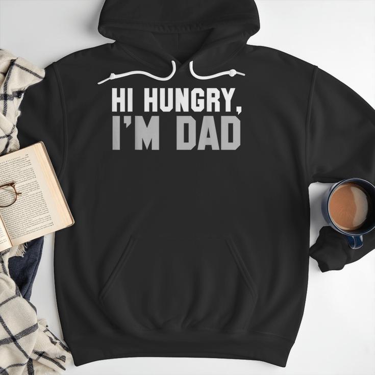 Hi Hungry I'm Dad Tee For Men Dad Joke Small Men Hoodie