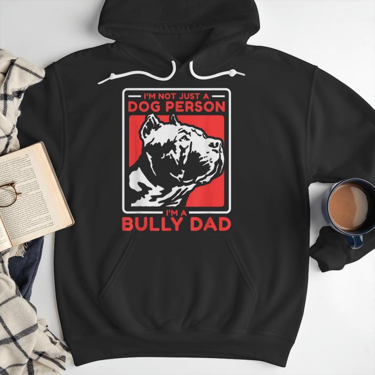 I'm A Bully Dad Dog Owner American Bully Men Hoodie