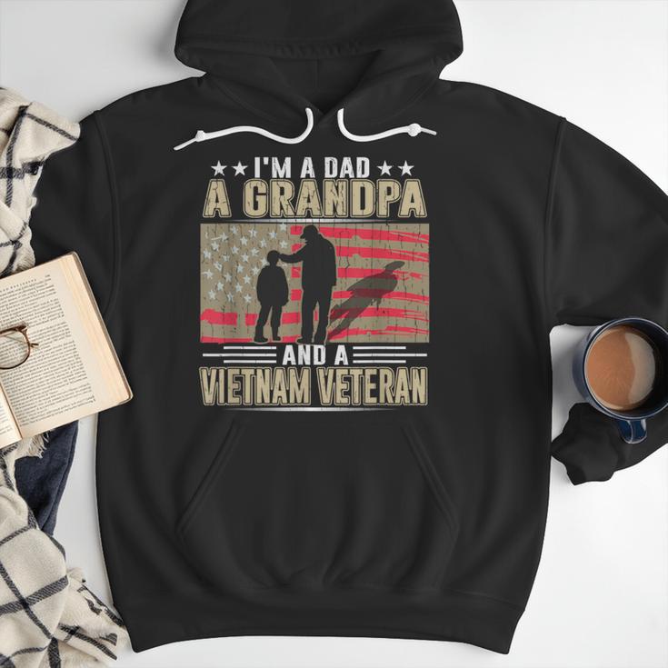 I'm A Dad a Grandpa And a Vietnam Veteran Men Hoodie