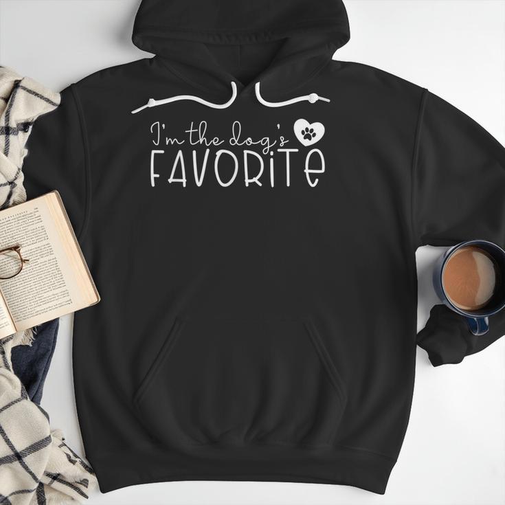I'm The Dog's Favorite Cute Dog Mom Dad Pet Lover Men Women Kids Men Hoodie