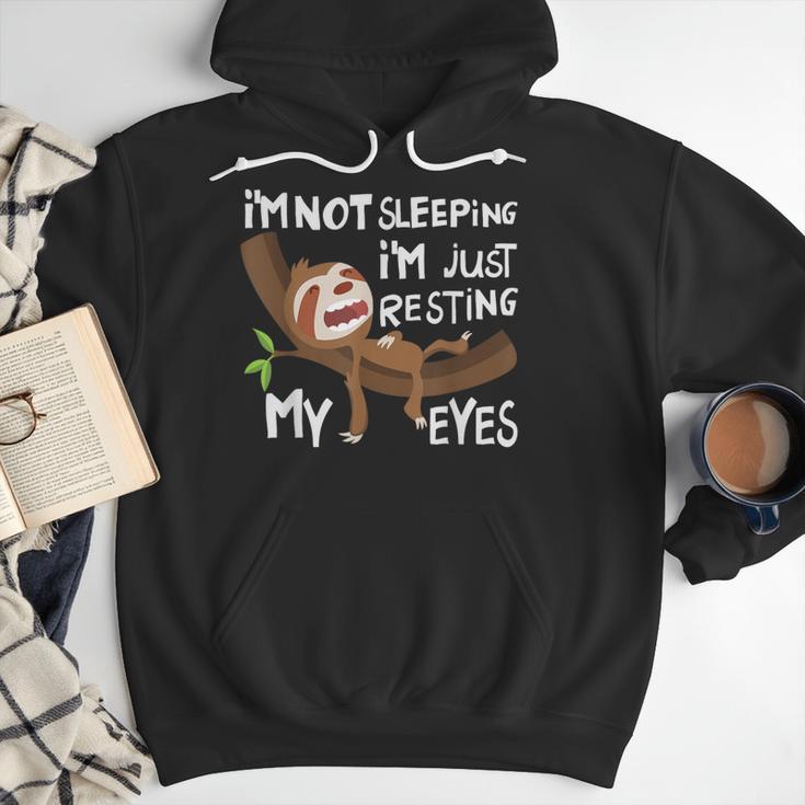 I'm Not Sleeping I'm Just Resting My Eyes Father's Day Dad Men Hoodie I'm Not Sleeping I'm Just Resting My Eyes Father's Day Dad Men Hoodie